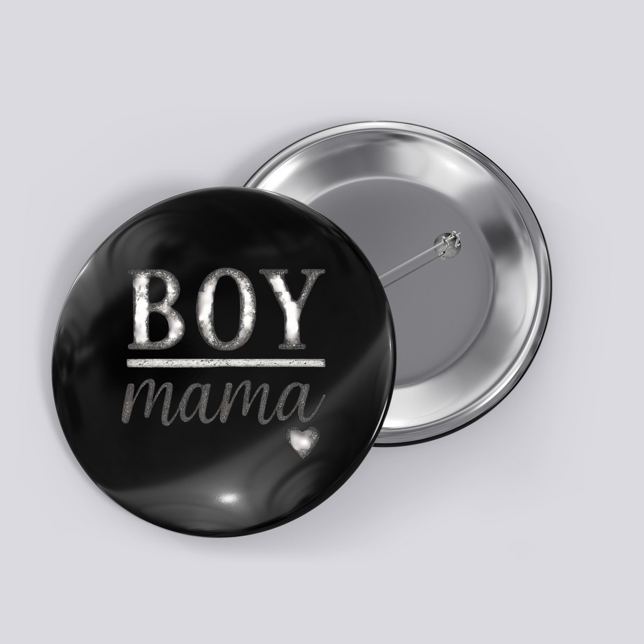 Boy Mama Button