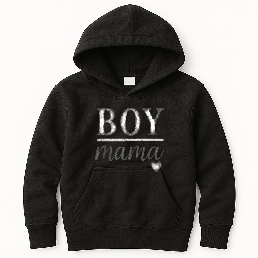 Boy Mama Kids Hoodie