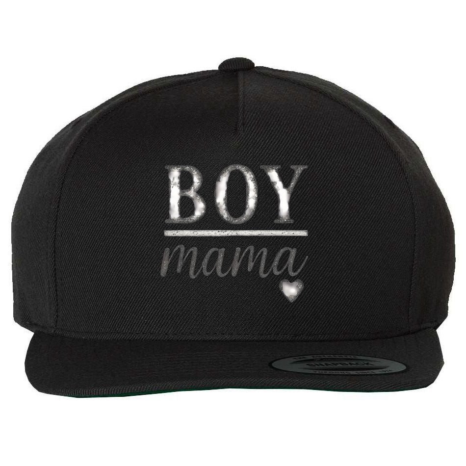 Boy Mama Wool Snapback Cap