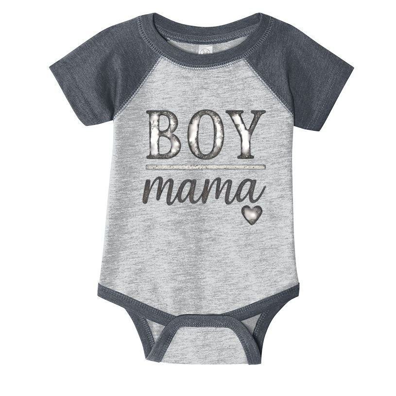 Boy Mama Infant Baby Jersey Bodysuit