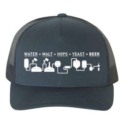 Beer Making Cycle Diagram For Homebrew Gift Yupoong Adult 5-Panel Trucker Hat