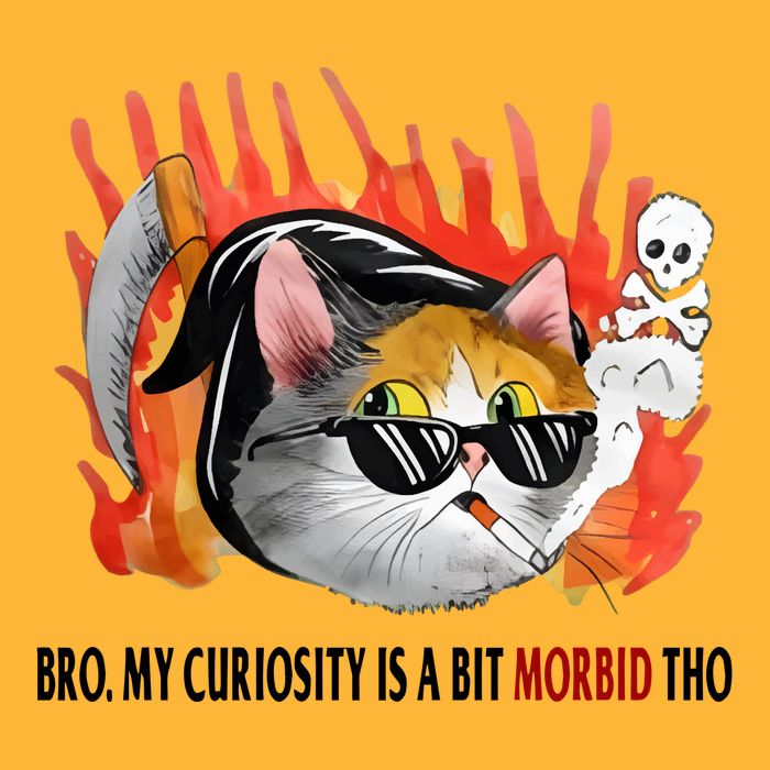 Bro My Curiosity Is A Bit Morbid Tho Sustainable Knit Beanie