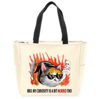 Bro My Curiosity Is A Bit Morbid Tho Zip Tote Bag