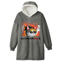Bro My Curiosity Is A Bit Morbid Tho Hooded Wearable Blanket