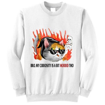 Bro My Curiosity Is A Bit Morbid Tho Sweatshirt