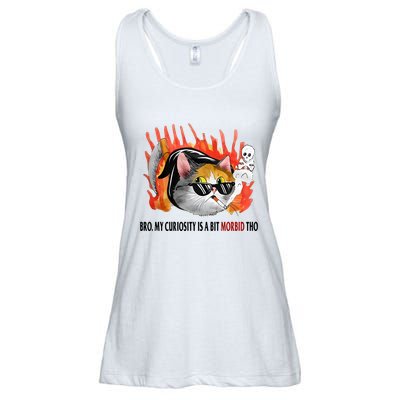 Bro My Curiosity Is A Bit Morbid Tho Ladies Essential Flowy Tank