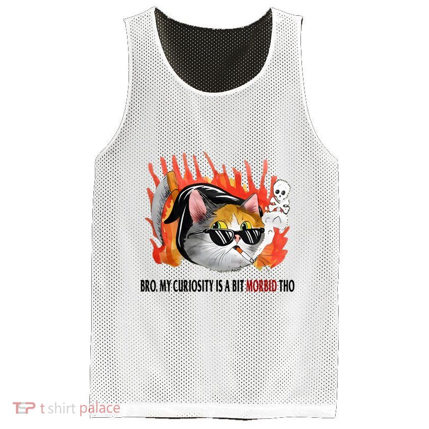 Bro My Curiosity Is A Bit Morbid Tho Mesh Reversible Basketball Jersey Tank