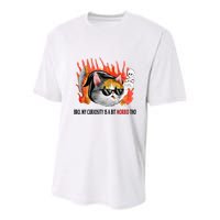 Bro My Curiosity Is A Bit Morbid Tho Youth Performance Sprint T-Shirt