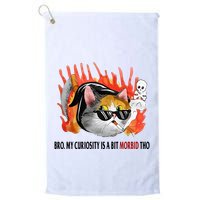Bro My Curiosity Is A Bit Morbid Tho Golf Towel