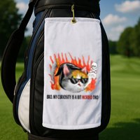 Bro My Curiosity Is A Bit Morbid Tho Golf Towel