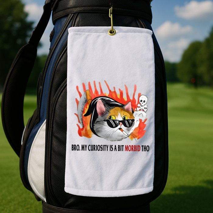Bro My Curiosity Is A Bit Morbid Tho Golf Towel