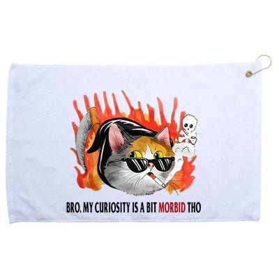 Bro My Curiosity Is A Bit Morbid Tho Grommeted Golf Towel