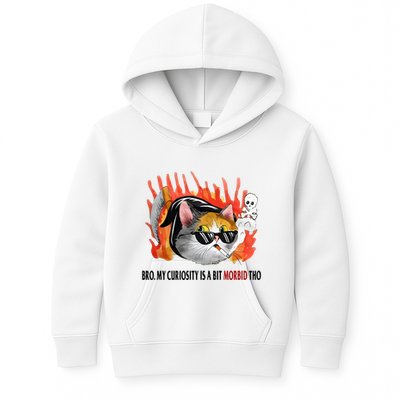Bro My Curiosity Is A Bit Morbid Tho Kids Hoodie