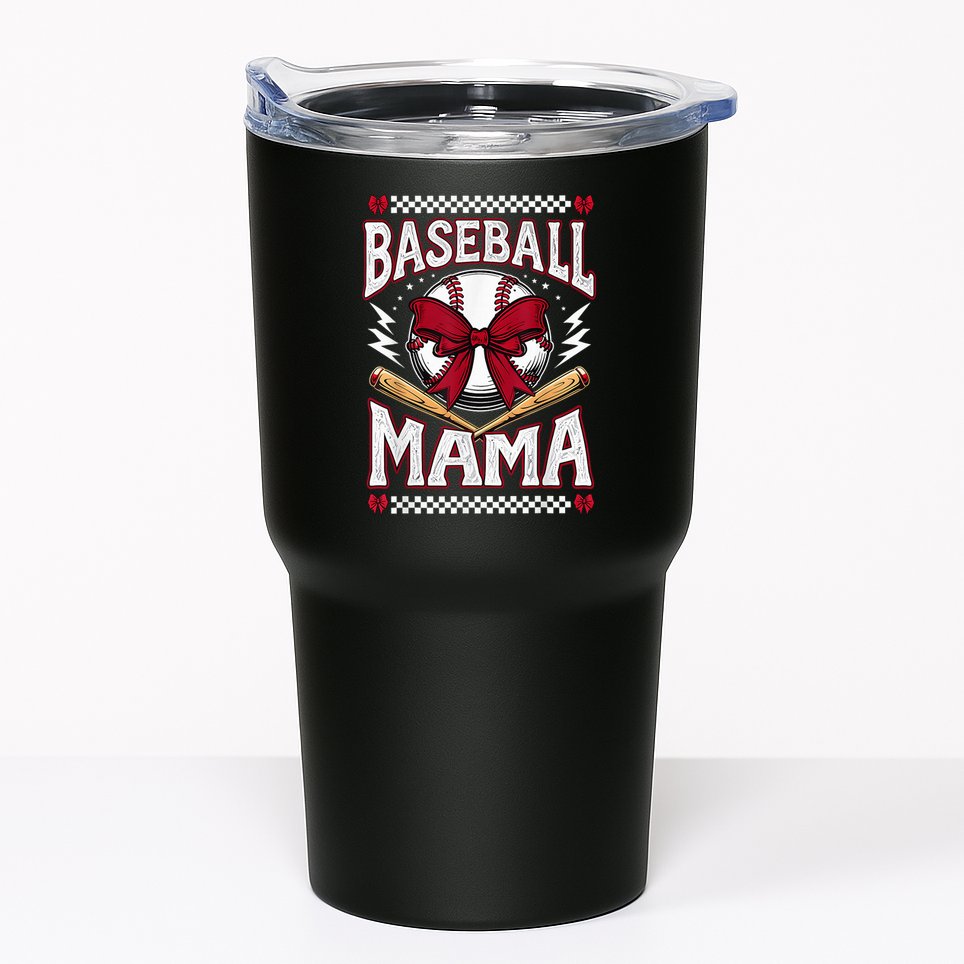 Baseball Mom Coquette Mother'S Day Girl Baseball Mama Tumbler