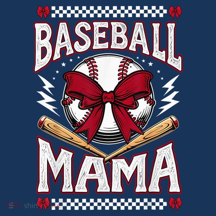 Baseball Mom Coquette Mother'S Day Girl Baseball Mama Kids T-Shirt