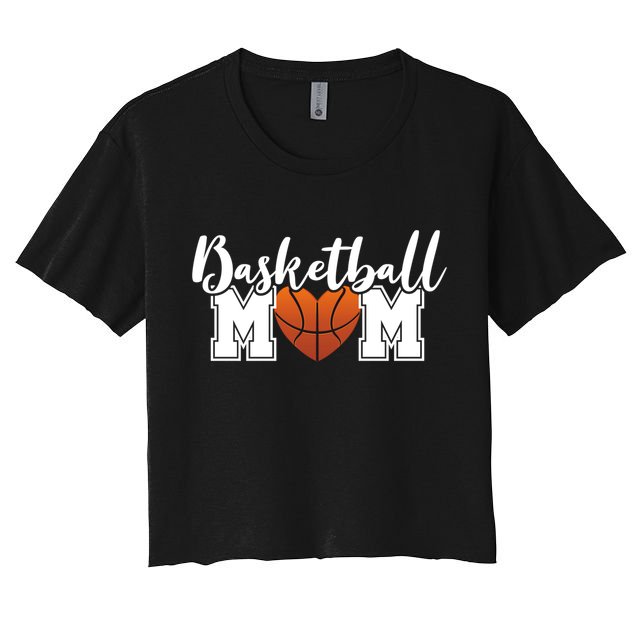 Basketball Mom Cool Gift Crop Top