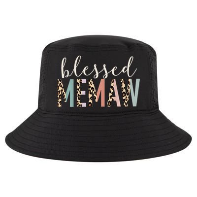Blessed Memaw Cute Leopard funny mother's day Cool Comfort Performance Bucket Hat