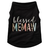 Blessed Memaw Cute Leopard funny mother's day Doggie Tank