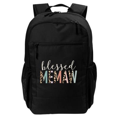 Blessed Memaw Cute Leopard funny mother's day Backpack