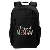 Blessed Memaw Cute Leopard funny mother's day Backpack