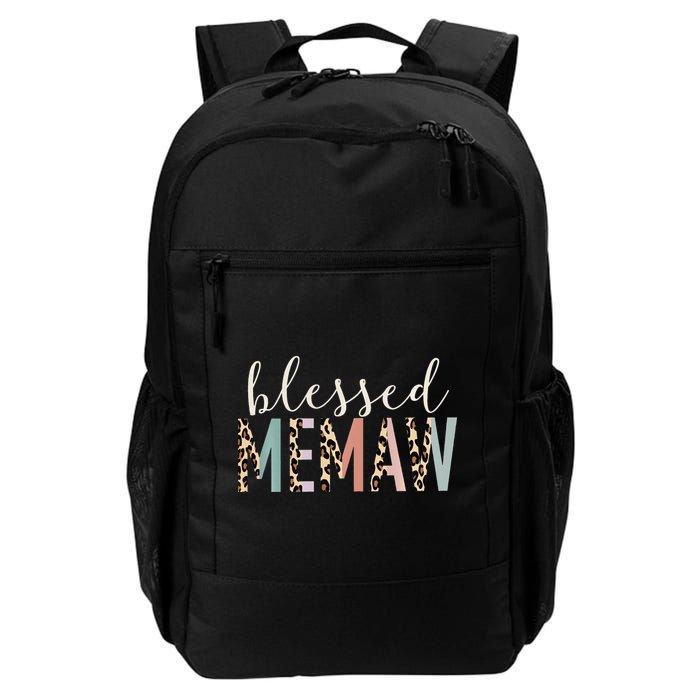 Blessed Memaw Cute Leopard funny mother's day Backpack