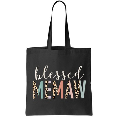 Blessed Memaw Cute Leopard funny mother's day Bag