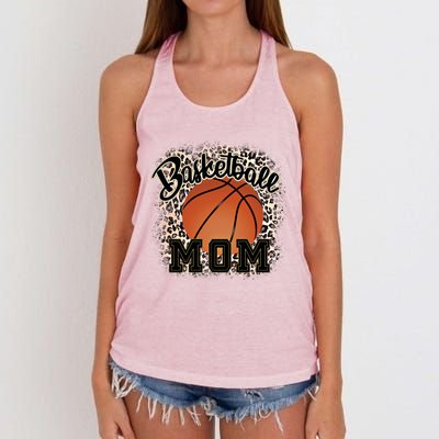 Basketball Mom Cool Gift Women's Knotted Racerback Tank