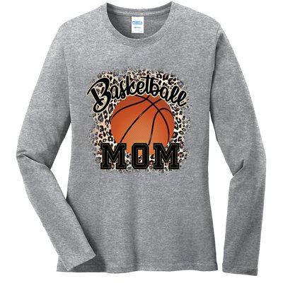 Basketball Mom Cool Gift Ladies Long Sleeve Shirt