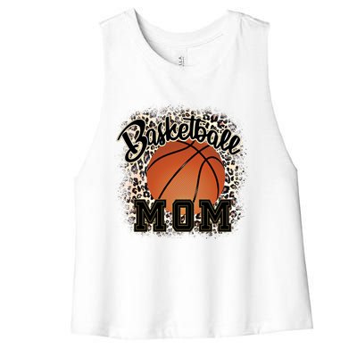 Basketball Mom Cool Gift Women's Racerback Cropped Tank