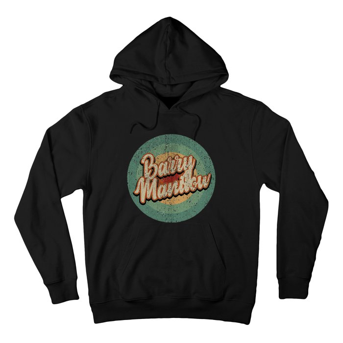 Barry Manilow Circle Retro Hoodie