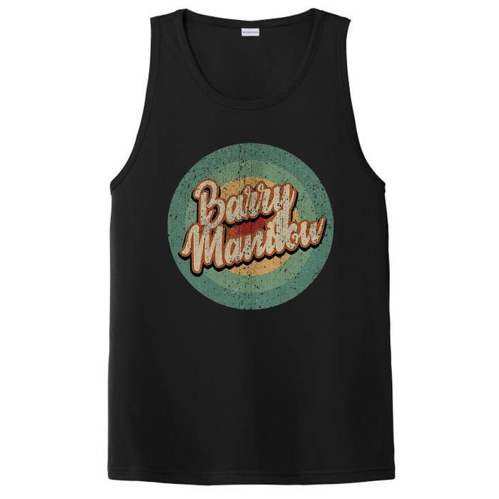 Barry Manilow Circle Retro PosiCharge Competitor Tank