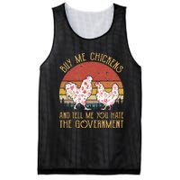 Buy Me Chickens And Tell Me You Hate The Government Flower Mesh Reversible Basketball Jersey Tank