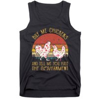 Buy Me Chickens And Tell Me You Hate The Government Flower Tank Top