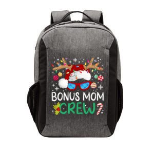 Bonus Mom Crew Santa Hat Xmas Reindeer Christmas Family Meaningful Gift Vector Backpack