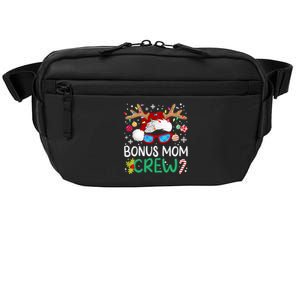 Bonus Mom Crew Santa Hat Xmas Reindeer Christmas Family Meaningful Gift Crossbody Pack