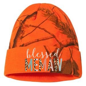 Blessed Memaw Cute Leopard Print Kati Licensed 12" Camo Beanie