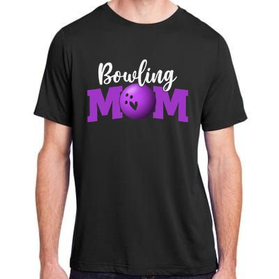 Bowling Mom Cute Letter Print Cute Mother's Day Adult ChromaSoft Performance T-Shirt