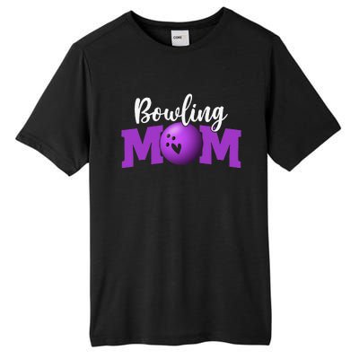 Bowling Mom Cute Letter Print Cute Mother's Day Tall Fusion ChromaSoft Performance T-Shirt