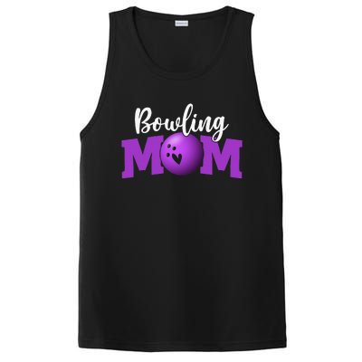 Bowling Mom Cute Letter Print Cute Mother's Day PosiCharge Competitor Tank