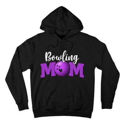 Bowling Mom Cute Letter Print Cute Mother's Day Tall Hoodie