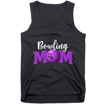 Bowling Mom Cute Letter Print Cute Mother's Day Tank Top