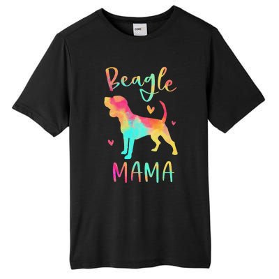 Beagle Mama Colorful Beagle Gifts Dog Mom Tall Fusion ChromaSoft Performance T-Shirt