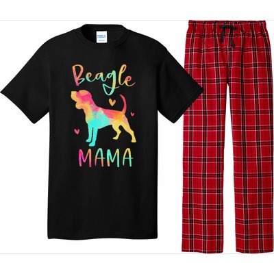 Beagle Mama Colorful Beagle Gifts Dog Mom Pajama Set