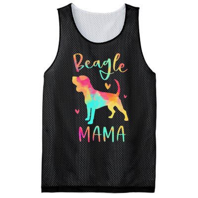 Beagle Mama Colorful Beagle Gifts Dog Mom Mesh Reversible Basketball Jersey Tank