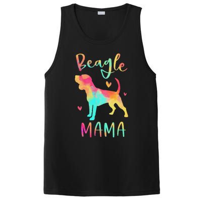 Beagle Mama Colorful Beagle Gifts Dog Mom PosiCharge Competitor Tank