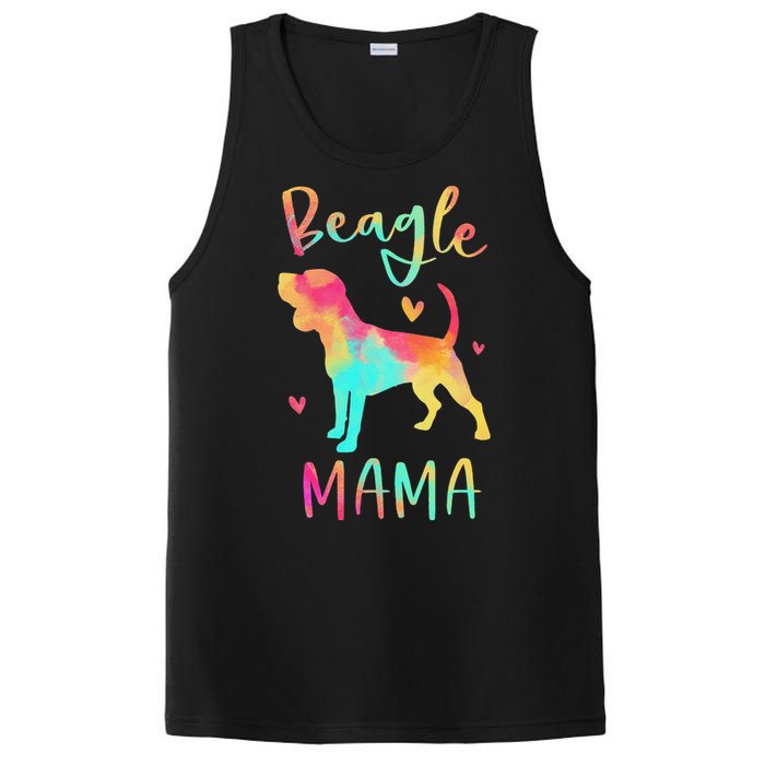 Beagle Mama Colorful Beagle Gifts Dog Mom PosiCharge Competitor Tank