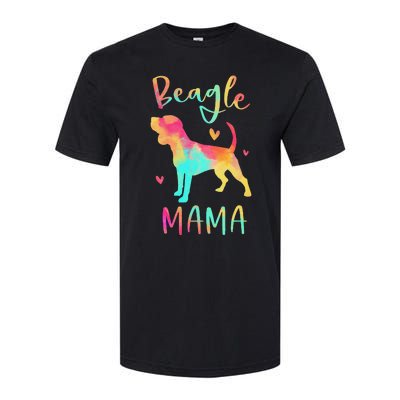 Beagle Mama Colorful Beagle Gifts Dog Mom Softstyle CVC T-Shirt