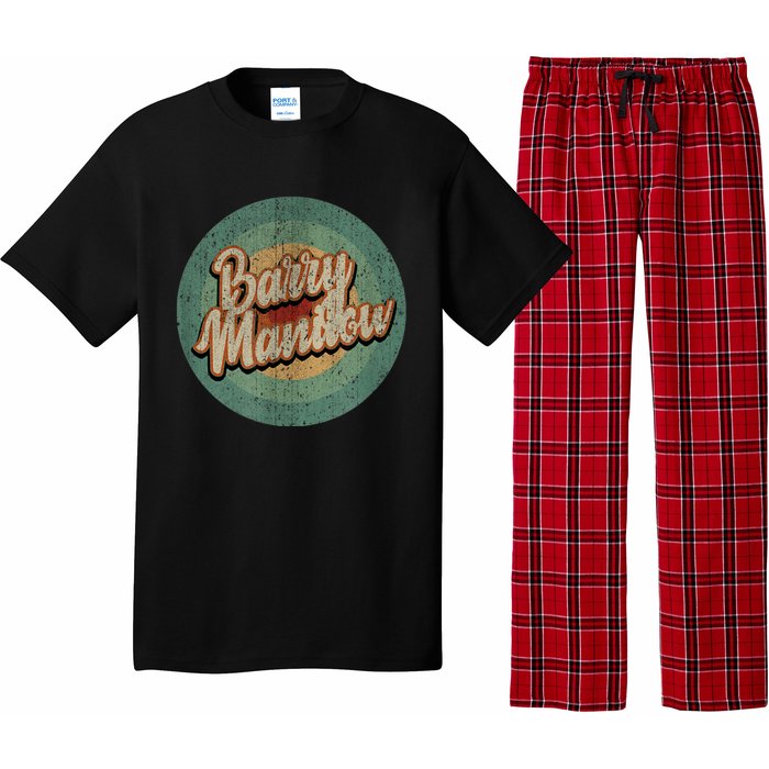 Barry Manilow Circle Retro Vintage Music Pajama Set