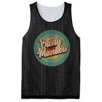 Barry Manilow Circle Retro Vintage Music Mesh Reversible Basketball Jersey Tank