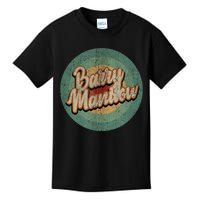 Barry Manilow Circle Retro Vintage Music Kids T-Shirt